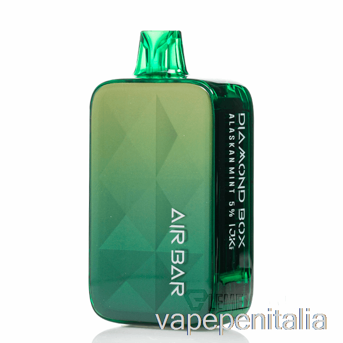 Scatola Vape Mod Air Bar Diamond Box 20000 Usa E Getta Alaska Mint